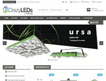 Tablet Screenshot of crazy-leds.com